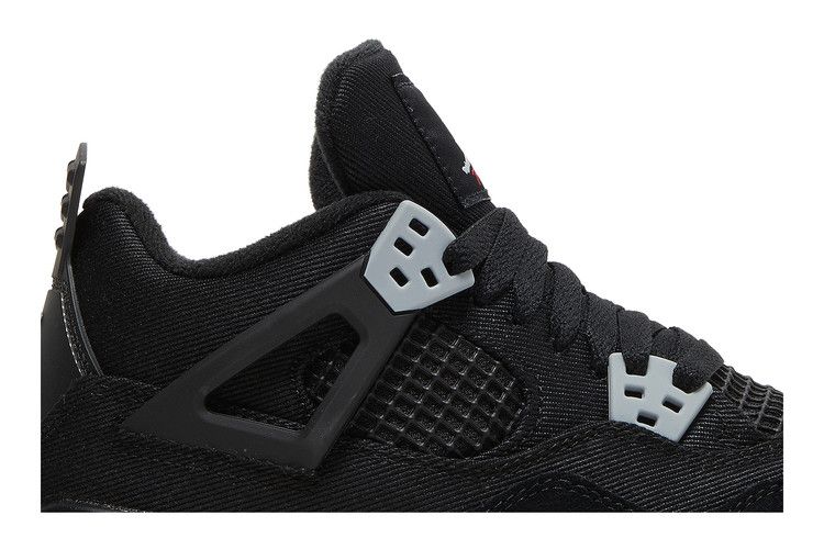 Air Jordan 4 Retro SE Black Canvas (GS)