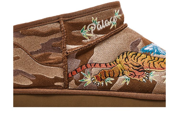 Palace x UGG Classic Ultra Mini Boot Chestnut Camo