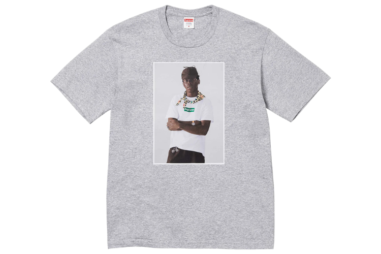 Supreme x Tyler The Creator Tee Heather Grey