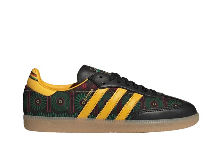 Bob Marley x Samba Black Yellow Gum