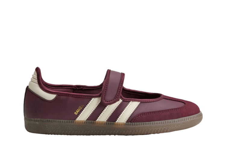 Adidas Samba Jane “Maroon Cream White Gold Metallic”