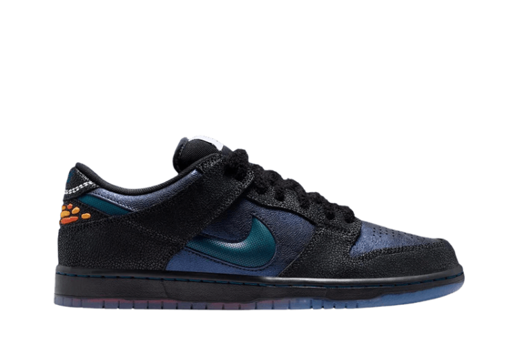 Bluetile x Dunk Low SB Black Marina White