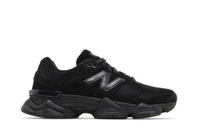 9060 Triple Black Suede