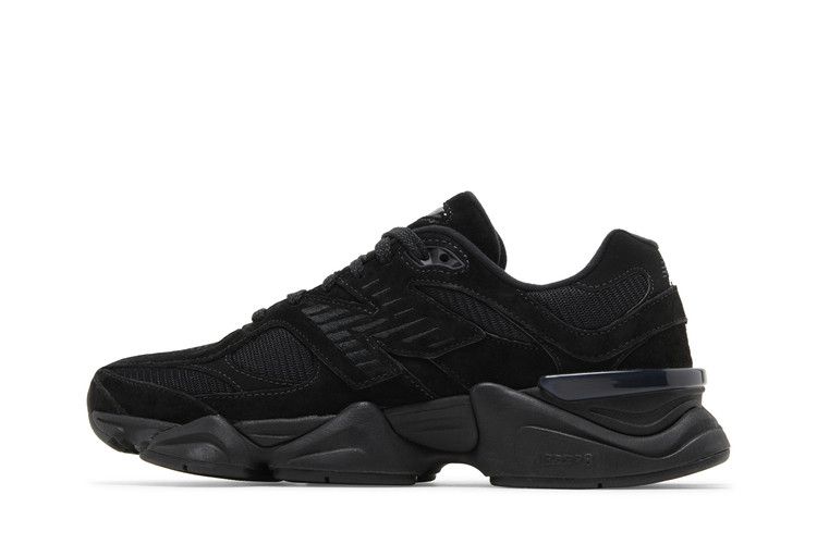 9060 Triple Black Suede