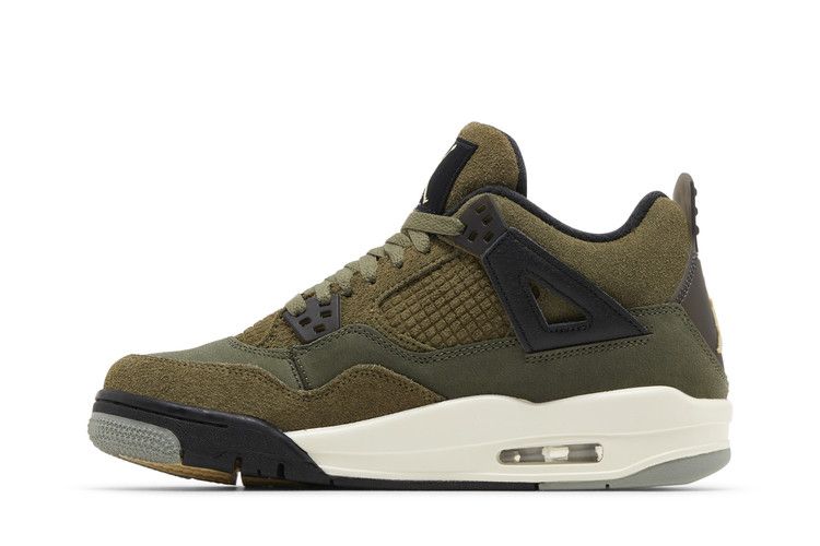Air Jordan 4 Retro SE Craft Olive (GS)