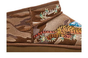Palace x UGG Classic Ultra Mini Boot Chestnut Camo