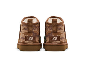 Palace x UGG Classic Ultra Mini Boot Chestnut Camo