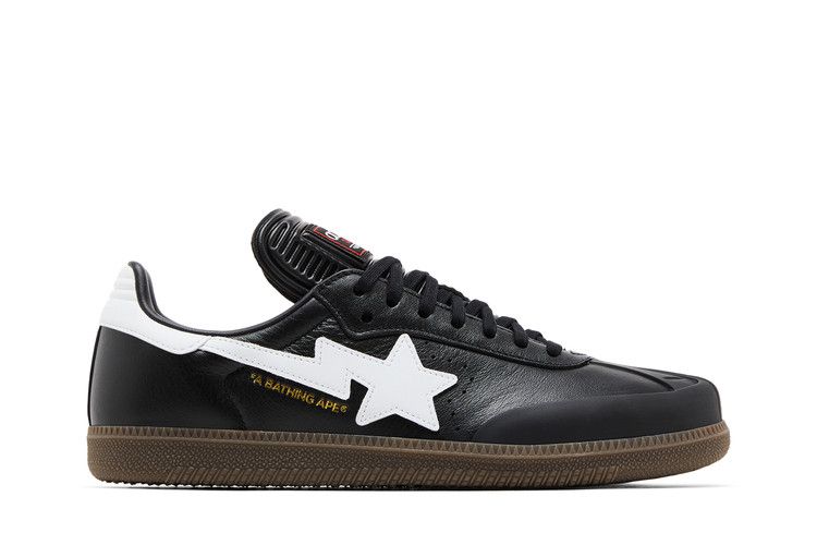 BAPE x Samba Black White Gum