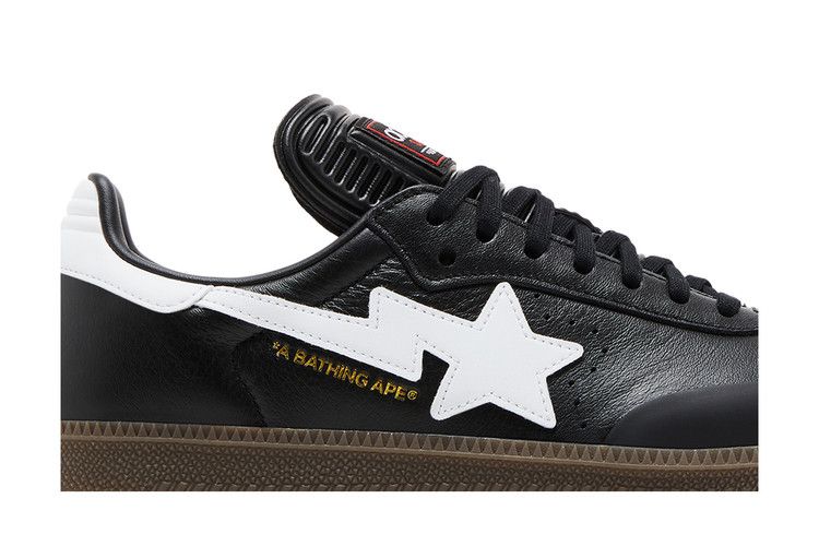 BAPE x Samba Black White Gum