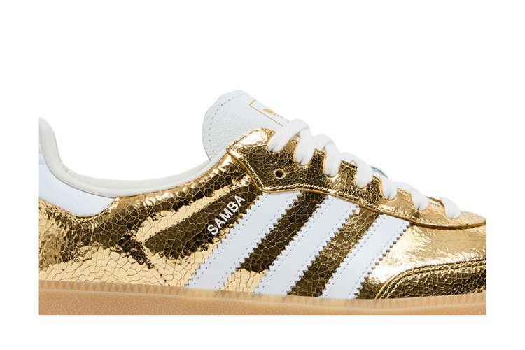 Samba OG Cracked Metallic Gold