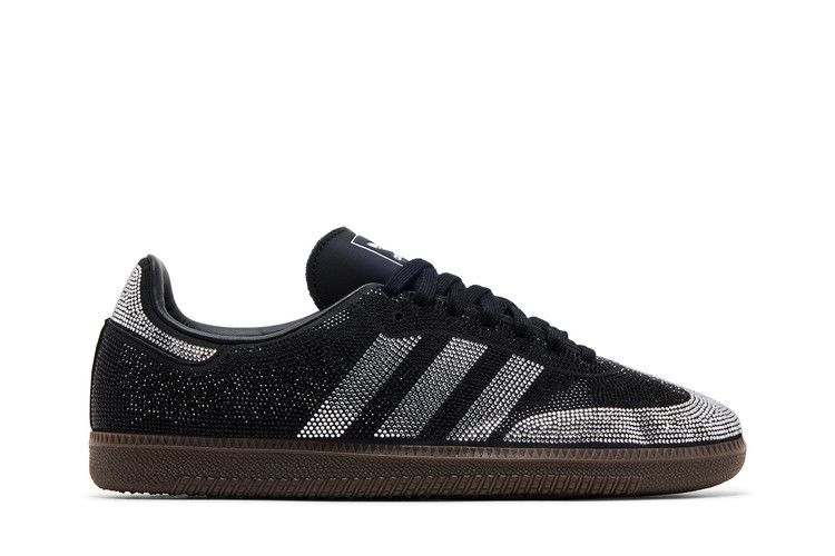 Samba OG Black Silver Rhinestones
