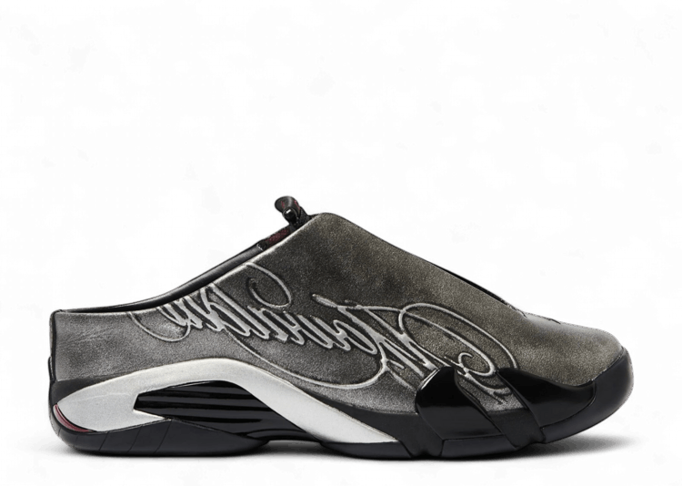 Mowalola x Air Jordan 14 Retro Mule “Metallic Silver”