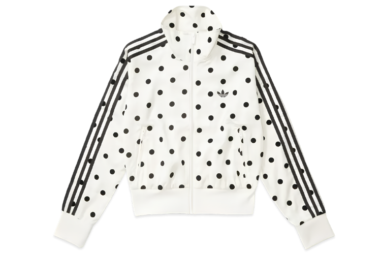 Adidas Satin Polka Dots TT Track Top "Off White"