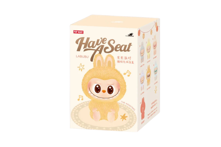 Labubu THE MONSTERS Have a Seat Vinyl Plush Sealed Single Blind Box