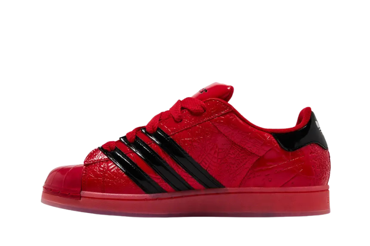 Sp5der x Superstar Red Black