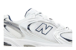New Balance 530 White Silver Navy