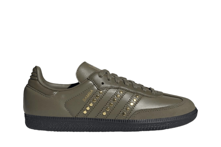 Samba OG Studded Stripes Dark Khaki Black