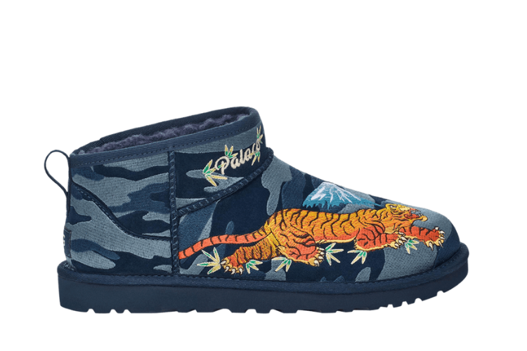Palace x UGG Classic Ultra Mini Boot Navy Camo